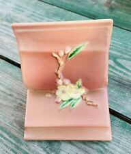 Vintage Roseville Pottery Pink Apple Blossom Bookend #359 picture