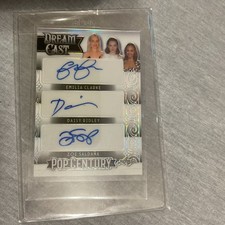 2024 LEAF POP CENTURY DAISY RIDLEY,ZOE SALDANA,EMILIA CLARK TRIPLE AUTO SP# 1/1 picture