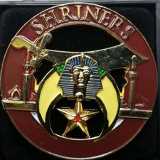 Shriners Brown Lapel Pin picture
