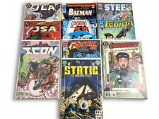 LOT 11 DC Comic Books Static Guardians JLA Batman Icon JSA steel Legionnaires picture