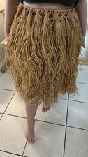 1950s Hawaiian Grass Hula Skirt Handmade picture