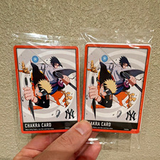 Bandai Namco Naruto Card Game CP-001 Chakra Card New York Yankees Lot of 2 picture