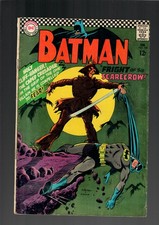 DC Comics BATMAN #189 1st Silver Age Appearance of The Scarecrow VG+ 4.5 picture