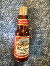 Vintage Budweiser Beer Bottle Lighter Novelty Pocket Lighter Breweriana picture