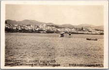 TRANSATLANTIC FLIGHT MAY 1919 Photo RPPC Postcard U.S. Navy Ponta Delgada Azores picture