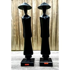 Pair of Vietnamese Wooden 13.5