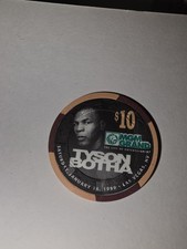 $10 mgm grand tyson vs botha boxing las vegas   nevada casino chip  picture