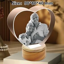 3D Picture Crystal Oranments Laser etching Crystal Gift for Birthday Anniversary picture