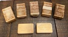 Vintage HERSHEY’s COCOA BUTTER SHAVING TOILET SOAP 1939-1952  USA Hershey, PA picture