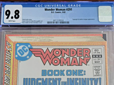 Wonder Woman #291 CGC 9.8 Awesome 5/82, Not many of these around picture