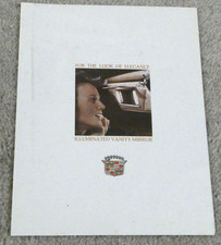 1970s Cadillac Brochure Look of Elegance Illuminated Vanity Mirror Special World picture