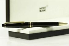 Montblanc Meisterstuck Classique Ballpoint Pen Black w/ Gold Trim 164  picture