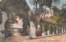 Mission Inn, Riverside, California, early hand colored postcard, unused picture