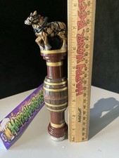 🔥Budweiser Barrel Keg Beer Tap Handle Clydesdales Horse Bar Bud  King Lot D3🔥 picture