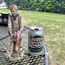 Vintage ANDREA by SADEK JAPAN BISQUE FIGURINE Cowboy Marked 9781 8