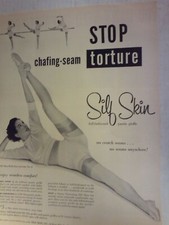1955 Silf Skin Pantie Girdle Advertisement Sexy Pin Up Vintage  AD  picture