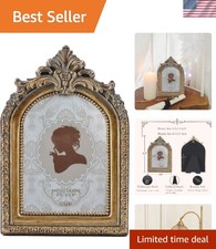 Vintage Mini 2.5 × 3.5 Picture Frame Antique Small Ornate Table Top Wall Moun... picture