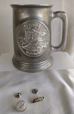Vintage Boeing Pewter Mug & Pins picture