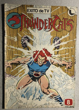 THUNDERCATS #8 (1987 Argentina) Spanish language color comic book VG+ picture