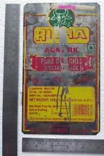 Richa Pure GHEE Vintage Advertising Litho Tin Sign 13 cm X 21.5 cm India picture