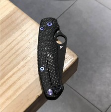 Spyderco C81 PM2 Paramilitary 2 Carbon Fiber Handle Scales New Hot Gift Fun picture