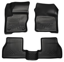 2012-2015 Ford Focus Front 2nd Row Floor Liners Black – Compatible Replacement picture