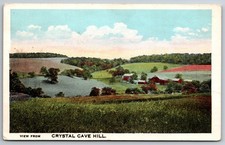 View From Crystal Cave Hill Along William Penn Highway Pennsylvania Postcard picture