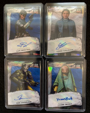 2022 Topps Star Wars Galaxy  4 Card Chrome Auto Lot  /150 Zeb Orrelios picture