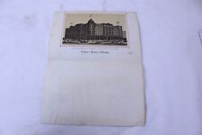 1870's Palmer House Chicago Fire Proof Hotel Embossed Advertising Vintage picture