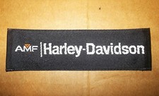 Mint NOS Vtg 70's HARLEY AMF Motorcycle PATCH Label TAG~Leather Jacket Vest Hat picture
