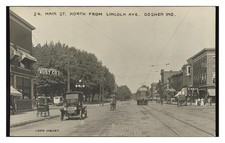 Goshen Indiana Main Street Standard Postcard picture