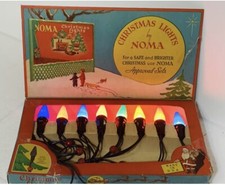 VINTAGE CHRISTMAS LIGHTS BY NOMA 1936 # 110 picture