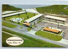 Postcard Howard Johnsons Motor Lodge and Restaurant Lake Wales Florida Aerial picture