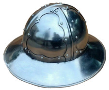 Medieval 18 gauge kettle hat Costume helmet Larp SCA battle ARMOR helmet picture