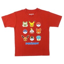 [Fineplus] T-Shirt, Short-Sleeved, Pok?mon, Face Print, Sweat-Wicking, Quick-Dr_ picture