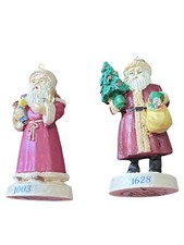 Santa Claus Christmas Ornament Santa Through The Ages Holiday 1003 1628 picture