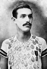Alfred Shrubb worlds amateur long distance champion Athletics Old Photo picture
