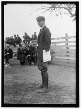 Photo:1914 National Beagle Club of America Man at Dog Show Meeting picture