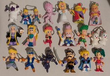 FULL SET x18 Final Fantasy VI 6 BANDAI Figure Keychain SWING Part 1 2 3 FF6 1994 picture