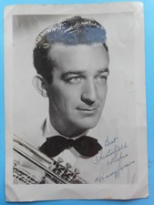 7 x 5 Harry James - - Big Band Leader - Signed Photo - very very old picture