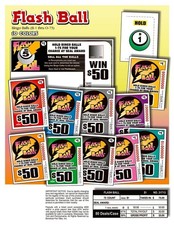 Pull Tickets - Flash Ball- Seal - 75 Count picture