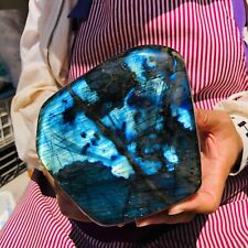 4.29LB Natural Gorgeous Labradorite QuartzCrystal Stone Specimen Healing 1843 picture