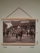 Buffalo Bill's Wild West Show  Sitting Bull Canvas Dangler Banner 12