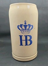 Vintage Authentic Hofbräuhaus München (HB) 1-Liter Salt-Glazed Stoneware Beer... picture