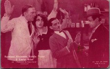 1929 Pusher-in-the-Face Movie Still Postcard Paramount Silent Film picture
