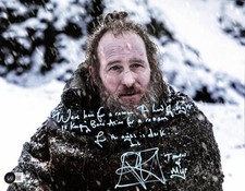 Paul Kaye Thors of Myr Signed & Inscribed GOT 11x14 Photograph Beckett picture