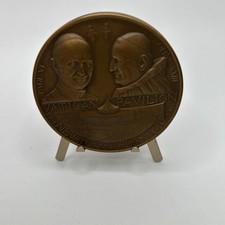 Vatican Pavilion Brozne Medal New York World's Fair 64-1965 Medallic Art Co NY picture