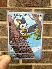 Emolga Fan Art Trading Card Handmade Custom Holo Or Matte Collectible Card picture