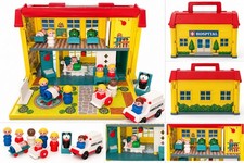 Vintage 1976 Fisher Price Little People Children’s Hospital #931 COMPLETE w/ BOX picture