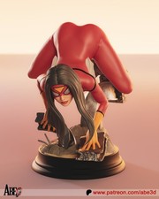 Spider-Woman Jessica Drew Statue Hand-Painted Collector Figure picture
